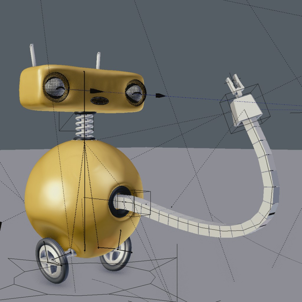 Round Robot (Rigged!) preview image 2